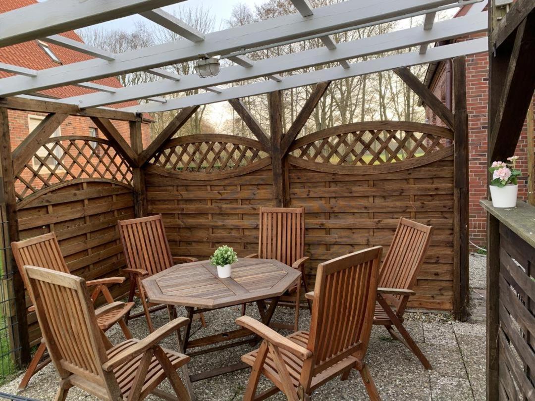 Neu! Schickes Und Modernes Ferienhaus Ant Zingel Krummhörn Eksteriør bilde